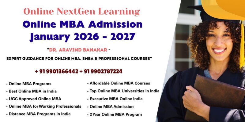 Online MBA Admission January 2026 – 2027 NMIMS UGC Approved Online BBA – Professional Admission Support by Dr. Aravind Banakar