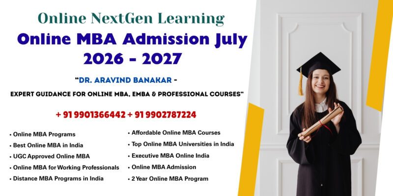 Online MBA Admission July 2026 – 2027 NMIMS UGC Approved Online EMBA – Professional Admission Support by Dr. Aravind Banakar