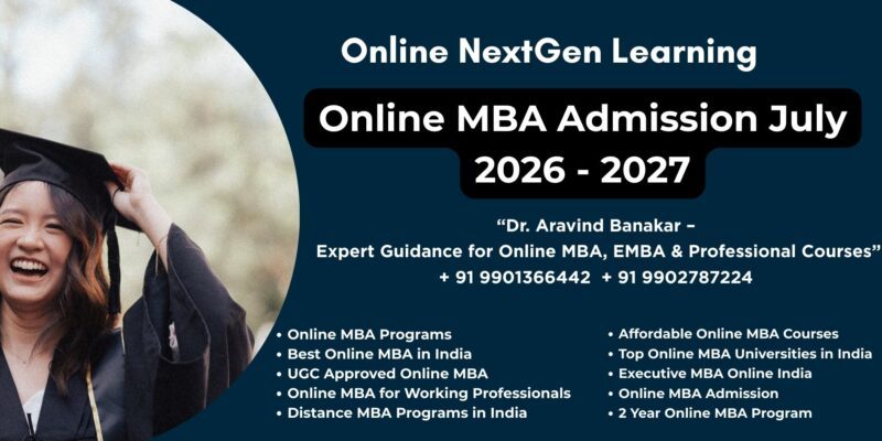 Online MBA Admission July 2026 – 2027 Looking for Online and Distance MBA Aurangabad