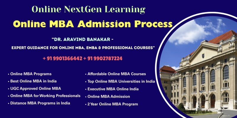Online MBA Admission Process Online education UGC certified – Professional Admission Support by Dr. Aravind Banakar