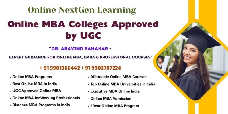 UGC Approved Distance & Online MBA, BBA, B.Com