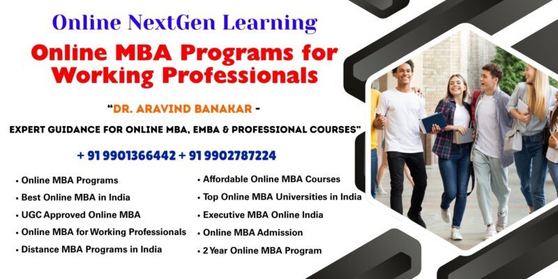 UGC Recognized Online MBA Colleges for Working Professionals