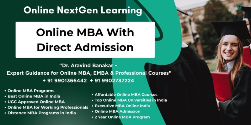 Online MBA With Direct Admission Looking for Online and Distance MBA in Gurgaon