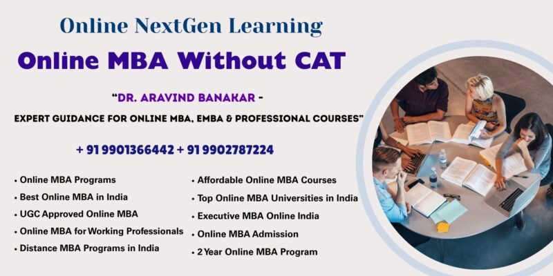 Online MBA Without CAT University Approved Distance & Online Courses at Davangere