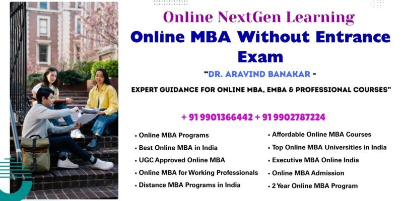 Online MBA Without Entrance Exam University Approved Distance & Online Courses at Gulbarga