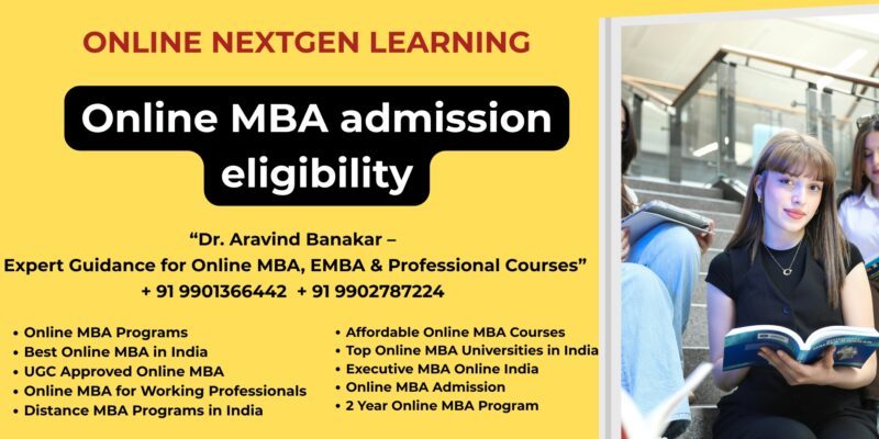 Online MBA admission eligibility Top Online MBA Colleges Gadag