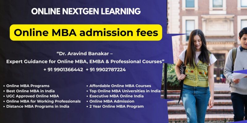 Online MBA admission fees MBA for Working Professionals Nagpur - 9901366442