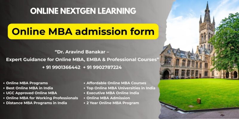 Online MBA admission form Looking for NMIMS Online Executive MBA programs