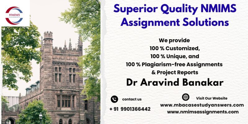 Expert NMIMS Assignment Assistance