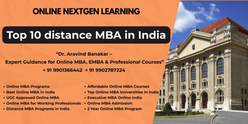 Top 10 distance MBA in India Looking for Online and Distance MBA in Jodhpur
