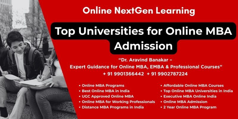 Looking for Online and Distance MBA in Noida