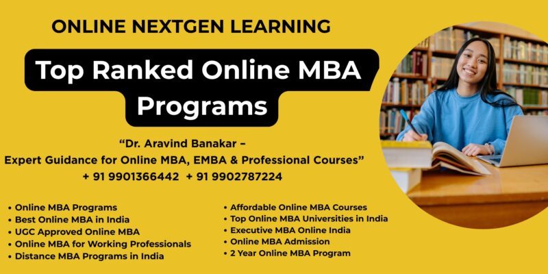 Top ranked online MBA programs Looking for Online and Distance MBA in Lucknow