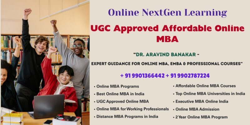 University Approved Distance & Online MBA, Executive MBA, BBA, B.Com at Chennai