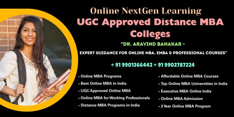 University Approved Distance & Online MBA, Executive MBA, BBA, B.Com at Hyderabad