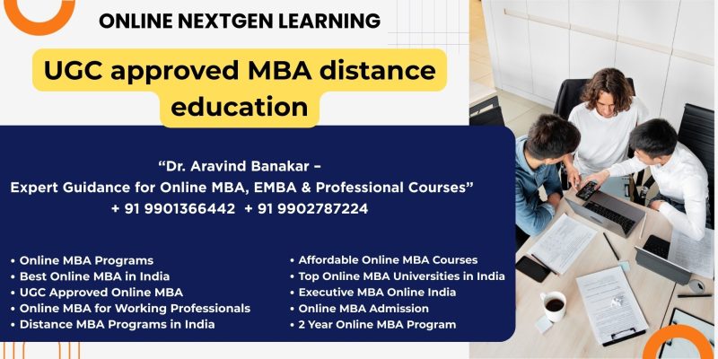 UGC approved MBA distance education (1) Looking for Online and Distance MBA in Ranchi