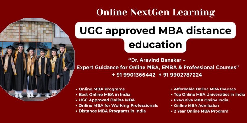 UGC approved MBA distance education Looking for Online and Distance MBA in Salem
