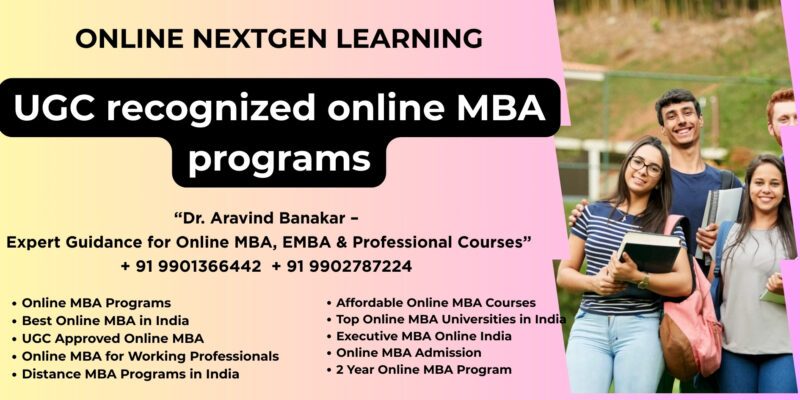 UGC recognized online MBA programs Online MBA Courses and Colleges in Mangalore - 9901366442