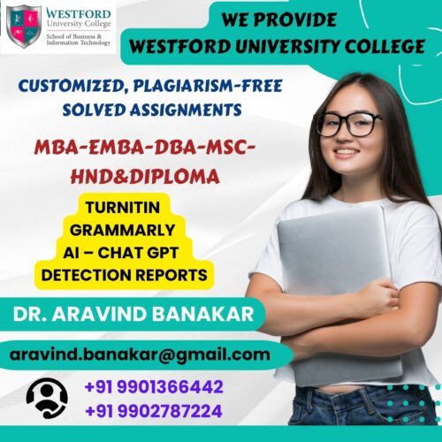 Westford University College MSc Data Visualization 4000 to 5000 Words Customized Assignments